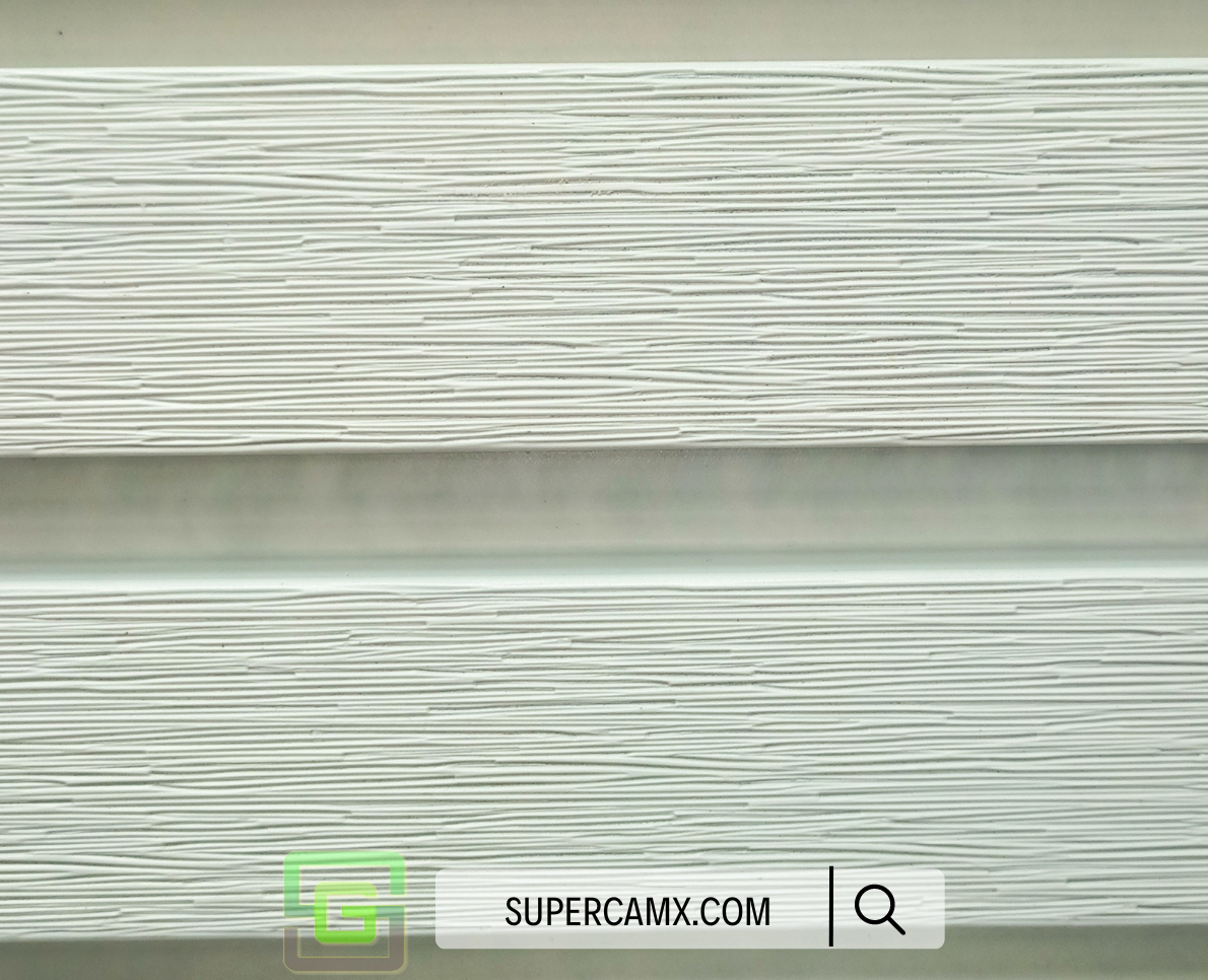 3D Outdoor White Wall Panel